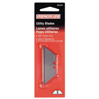 Heavy Duty .025 in. 2-Notch Utility Razor Blade (Card of 5)