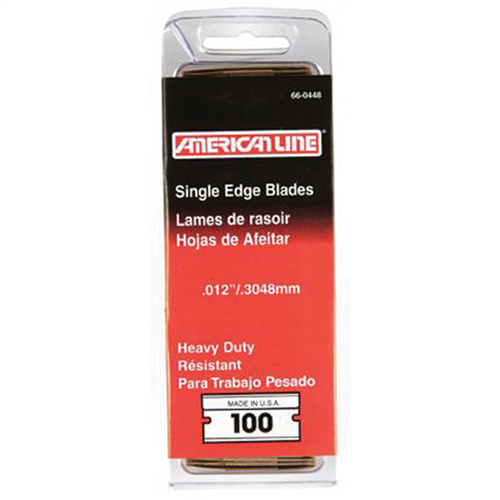 American Line .012 Heavy Duty Single Edge Blade