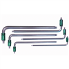 6 Piece 2-in-1 Internal/Torx/External Hex Key Wrench Set
