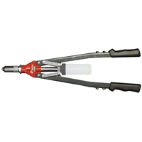 1/4" Heavy Duty Hand Riveter with 3" Nose Piece