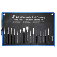 Astro Pneumatic 1600 16 Piece Punch & Chisel Set
