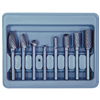 8 Piece Double Cut Carbide Burr Set