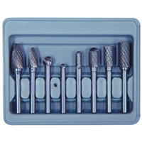 8 Piece Double Cut Carbide Burr Set