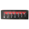 7-Piece 1/4" Drive 6 Point SAE Flex Socket Set