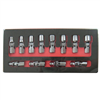 12-Piece 1/4" Drive 6 Point Metric Flex Socket Set