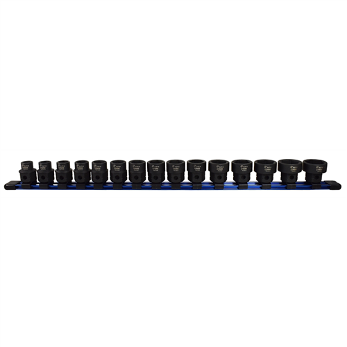 15pc 1/2" Drive Nano Impact Sockets - Metric