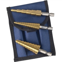 Titanium Step Drill Bit Set