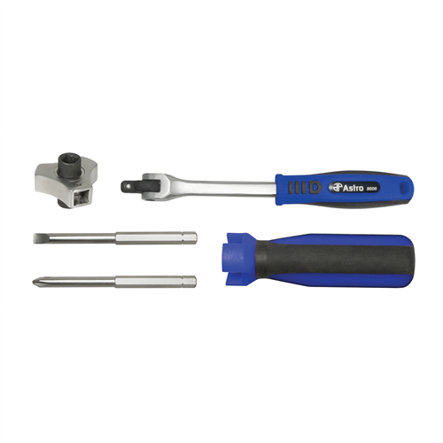 Astro Pneumatic Interchangeable Finger Ratchet Screwdriver Set