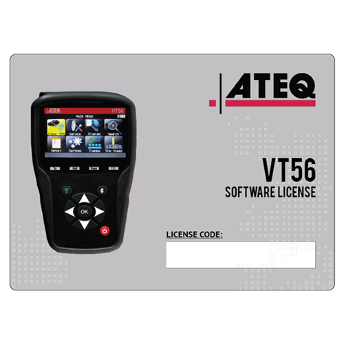 Ateq Tpms Tools Sw56-0001 Update License For Vt56