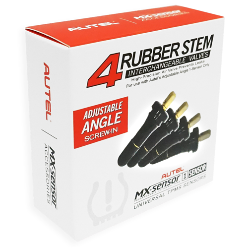 Rubber Adjustable Angle Screw-in Valves (Pack of 4)