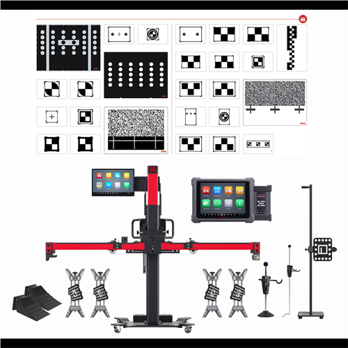 MaxiSYS ADAS IA900WA with LDW Targets and MSULTRAADAS Tablet