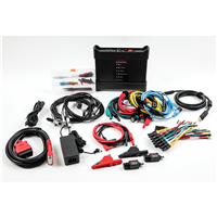 MaxiFLASH VCMI Kit with VCMI, power supply, cables, leads, probes, pickup, clips, attenuator