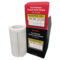 Autel PVS100 Box/100 Placard Value Stickers