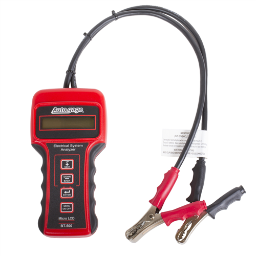 Auto Meter Products, Inc. BT-500 Autogage Battery Tester, 6/12/24V