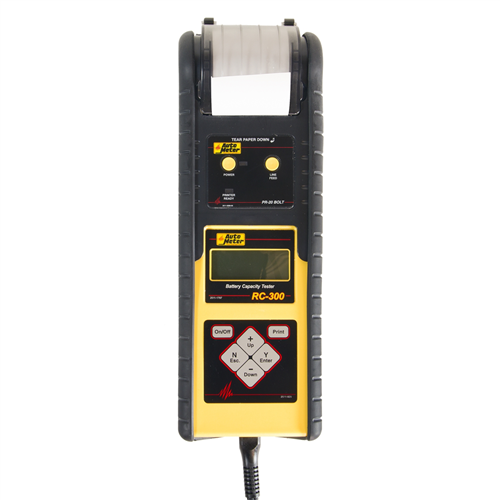 Auto Meter Products, Inc. RC-300PR Technician Grade Intelligent Handheld SLA and Standby Battery Tester with Bolt Printer