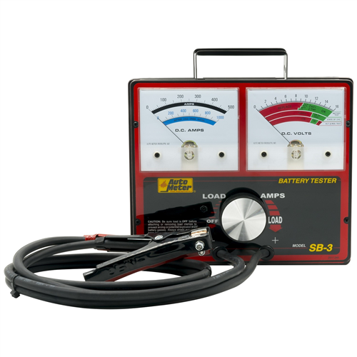 Auto Meter Products, Inc. Sb3 Battery/Electrical System Tester 500A Var Load