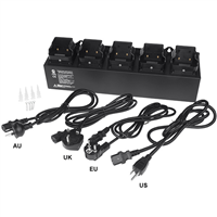 Bayco 5568-CHGRAC5 Bayco 5-Bank AC Charger - Rechargeable INTRANT Angle Lights