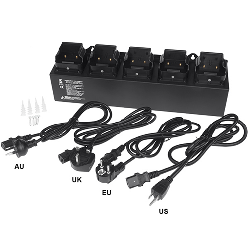 BaycoÂ® 5-Bank AC Charger - Rechargeable INTRANT Angle Lights