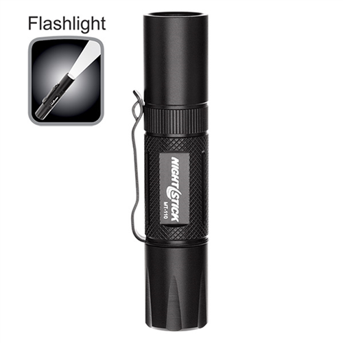 Bayco Mt-110 Mini-Tac Flashlight - Black - 1 Aa Battiery