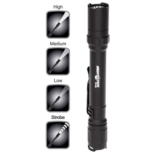 Bayco Mt-220 Mini-Tac Pro Flashlight - Black - 2 Aa Batteries