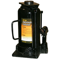 Air Bottle Jack, 20 Ton Capacity, 10-3/8" to 20" Lifting Range, 40" Hose Included