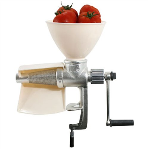 Fruit and Vegetable Strainer, Cast Iron, Clamp-On Style Base, Makes Baby Food, Applesauce, More