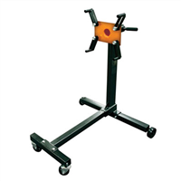 Folding Engine Stand, 1/2 Ton Capacity, 360 Degree Rotating Head, with Adjustable Fingers