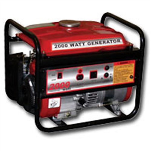 Recoil Start Generator 1500 W, 2.8 HP, 4 Stroke OHV Engine, 12V and 120V Outlet, 1.8 Gallon Tank