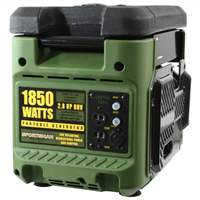 New Buffalo Corporation GEN1850 Gas Generator, 1850 Watts Peak, 2.8 HP OHV Engine, One 12V and Two 120V Outlets, 2.3 Gallon Tank
