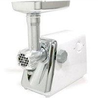 Electric Meat Grinder, 250 Watt, with 3 Cutting Plates, Kubbe Attachment, Food Stuffer, Sausage Tube