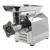 New Buffalo Corporation MEGRINDUL Electric Commercial Grade Meat Grinder, 650 Watts, 6 lbs per Minute, Stainless Steel Construction