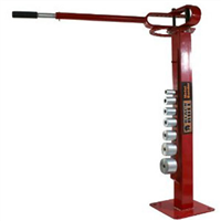 New Buffalo Corporation PBENDSS Metal Bender, Space Saver, with 44" Telescoping Handle, Seven Adapters, 1" to 3"