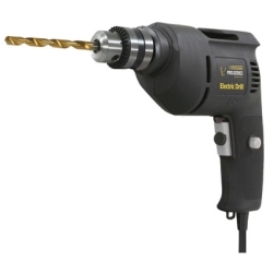 Electric Drill, 3/8" Chuck, 500 Watt Motor, 3,000 RPM, Forward and Reverse, with Locking Trigger