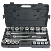 New Buffalo Corporation PS07485 21 Piece SAE Socket Set