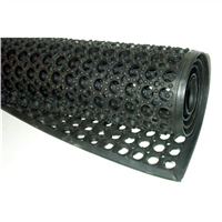 Anti-Fatigue 3 ft. x 5 ft. Industrial Rubber Mat, Ventilated to Prevent Moisture Build Up