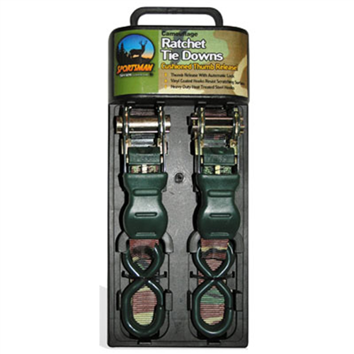 2 Piece Ratchet Tie Down Set