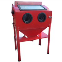 Black Bull Vertical Abrasive Red Blast Cabinet