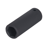 Impact Socket, 1/2 Drive, 3/4", 6 Point, Deep