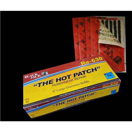 Blackjack Tire Supplies Re-630 Tire Patch 6 Large Dia.Refills (Box Of 30)