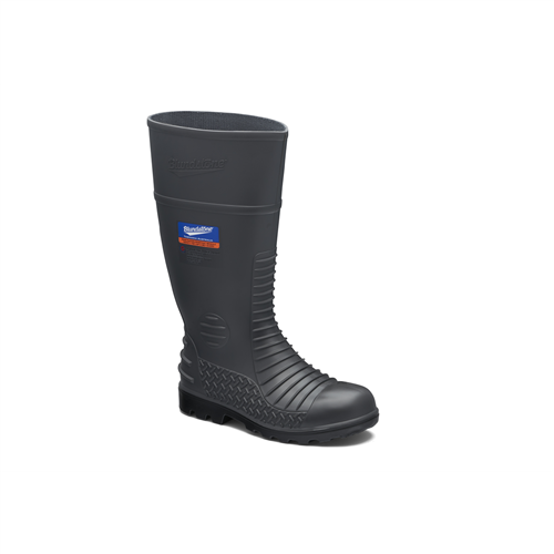 Blundstone 028 Steel Toe Gumboots-Waterproof, Metarsal Guard, Puncture Resistant Midsole, Grey