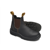 Blundstone 172 Steel Toe Elastic Side Slip-On Boots, Kick Guard, Water Resistant, Stout Brown