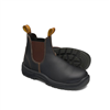 Blundstone 172 Steel Toe Elastic Side Slip-On Boots, Kick Guard, Water Resistant, Stout Brown