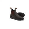 Blundstone 490 Soft Toe Elastic Side Slip-on Boot, Water Resistant, Kick Guard, Stout Brown