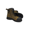 Blundstone 983 Steel Toe Lace Up Side Zip, Water Resistant, Bump Cap, Puncture Resistant Insole, Crazy Horse Brown