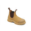 Blundstone 989 Steel Toe Elastic Side Slip-on Boots, Water Resistant, Bump Cap, Wheat