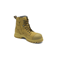Blundstone 992-060</br>Blundstone 992 Steel Toe Lace Up Side Zip, Water Resistant, Bump Cap, Wheat