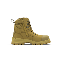 Blundstone 992-085</br>Blundstone 992 Steel Toe Lace Up Side Zip, Water Resistant, Bump Cap, Wheat