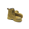 Blundstone 992 Steel Toe Lace Up Side Zip, Water Resistant, Bump Cap, Wheat