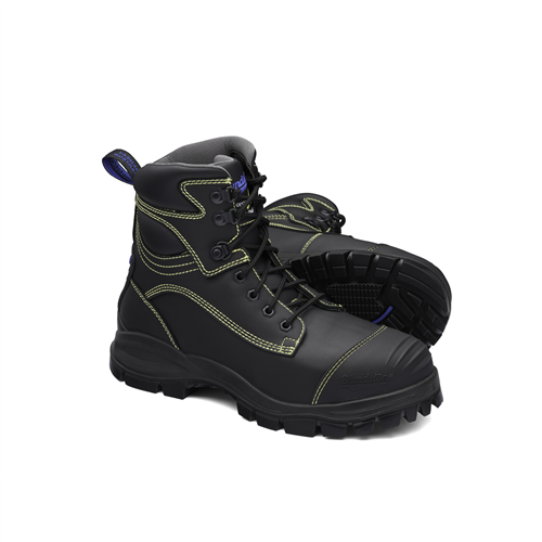 Blundstone 994 Steel Toe Lace Up, Water Resistant, Bump Cap, Metarsal Guard, Puncture Resistant, Black