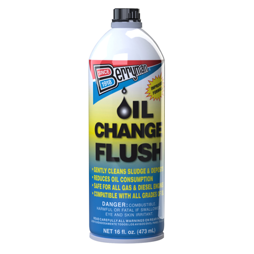 12pk Oil Change Flush - 16 Fl. Oz. Pour Can - Berryman Products